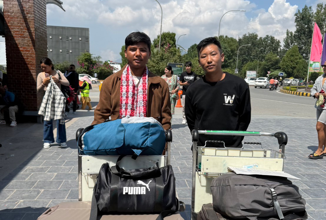 ネパール人技能実習生2名が無事入国！島根県の建設会社（とび）へ配属予定}