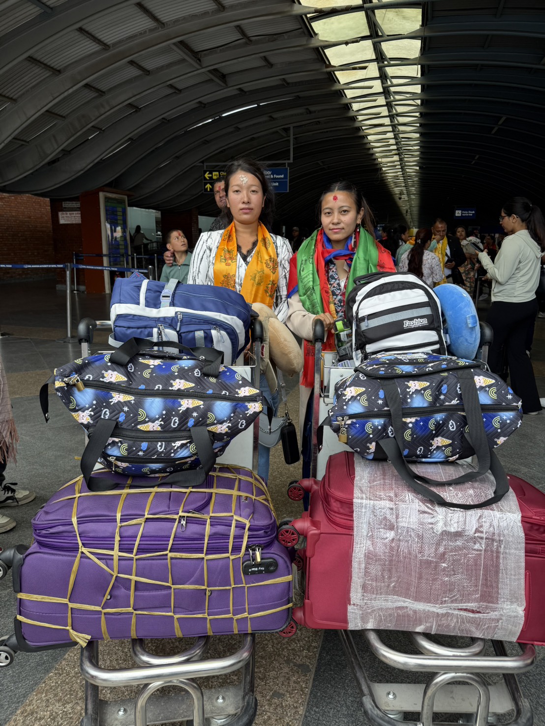 香川県にある介護福祉施設に配属予定のネパール人技能実習生2名が入国}