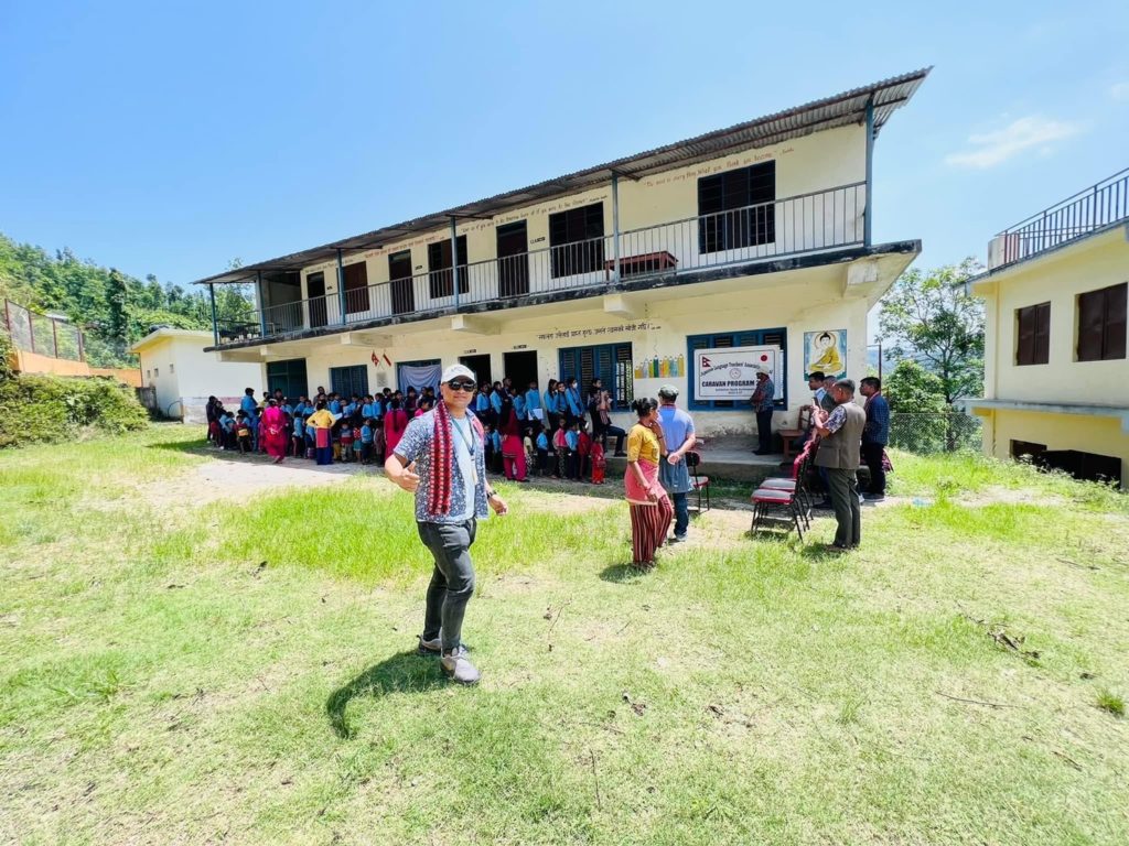 ネパール送出機関AMANがネパール日本語教師協会のボランティア活動に参加しました。}